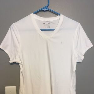 Under Armour Fitted Heat Gear Tee Size Large